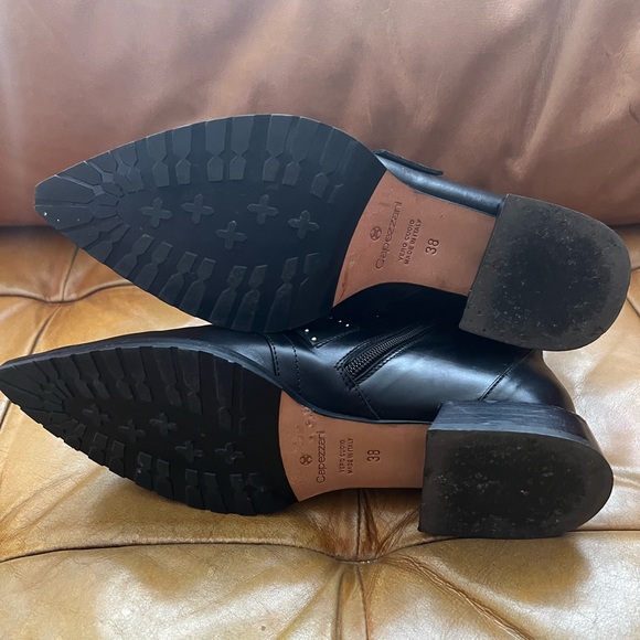 Mattia Capezzani Leather Pointed Toe Stud Ankle Winter Boots Lightly worn - Picture 7 of 10